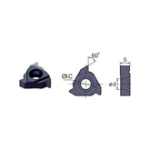 Threading Inserts (thin type) RT16.01W/16.01N-0.50/0.75/1.00/1.25/1.50/1.75/2.00/2.50/3.00GMB - Makotools Industrial Supply Tools for Metal Cutting